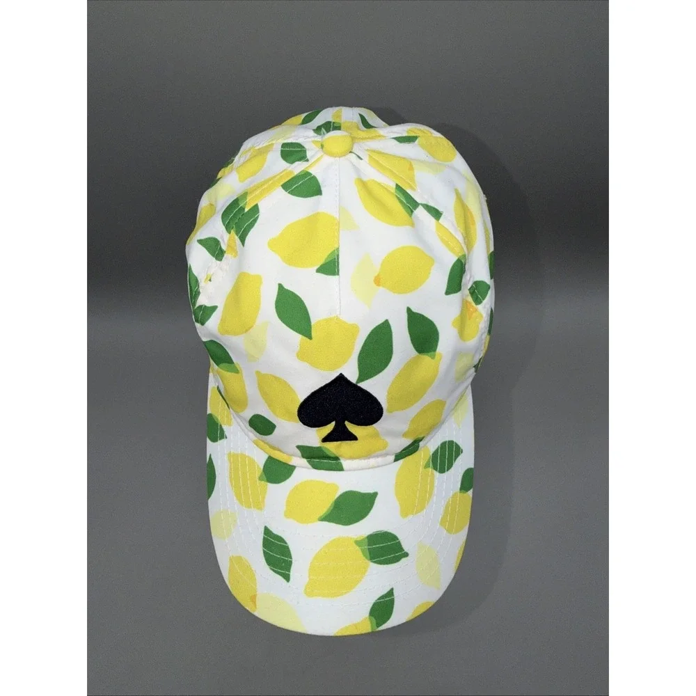 Kate Spade New York Lemon Toss Baseball Cap Hat OSFM